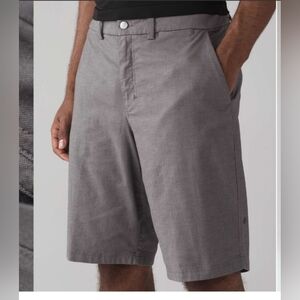 Lululemon The Works Shorts Gray Mens Size 38